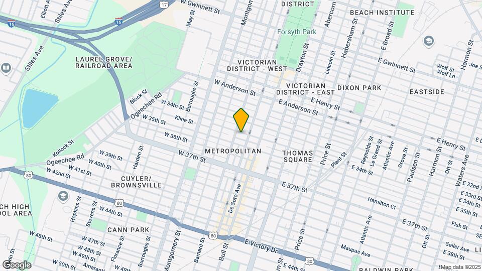 115 W 34th St Map and Location Details