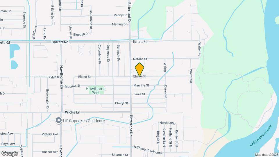 1626 Elaine St Mapa y Detalles de la Ubicación