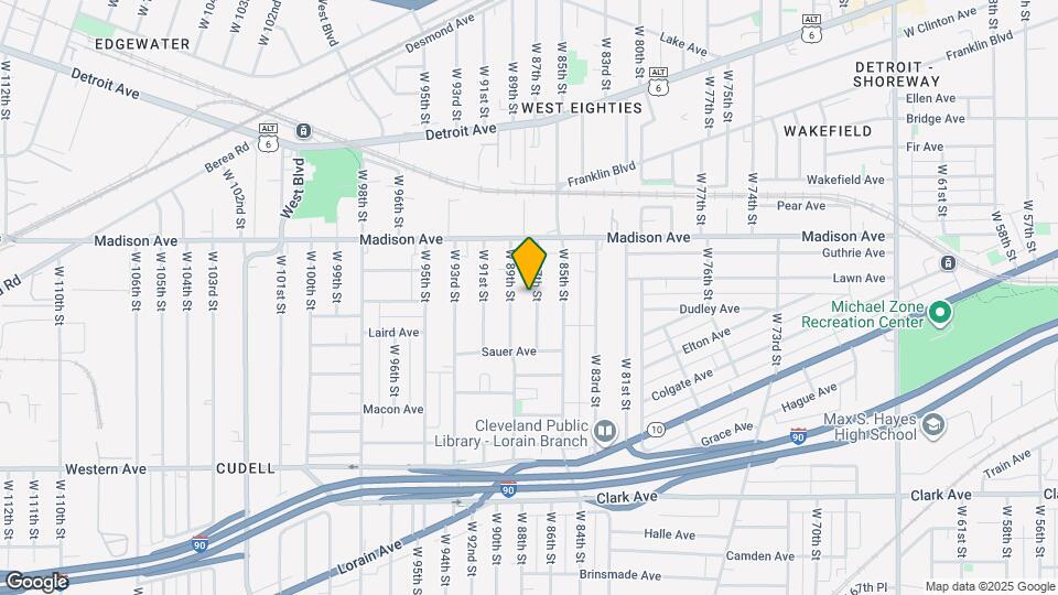 2062 W 87th St Map and Location Details