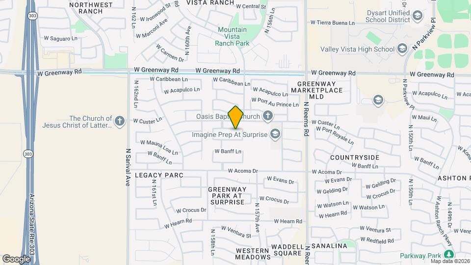 15807 W Port Royale Ln Map and Location Details