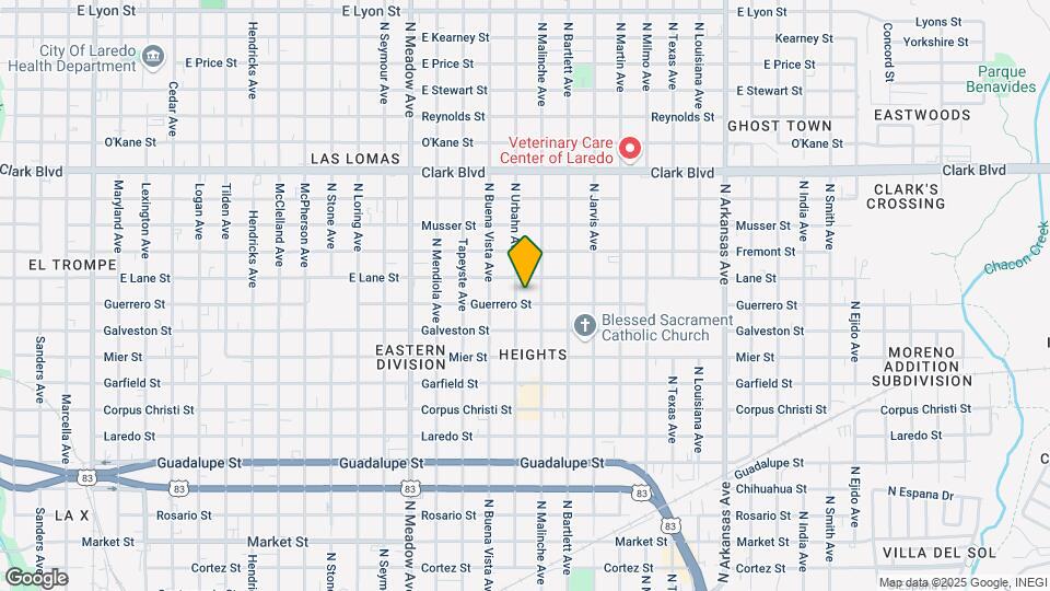 2010 Guerrero St Mapa y Detalles de la Ubicación