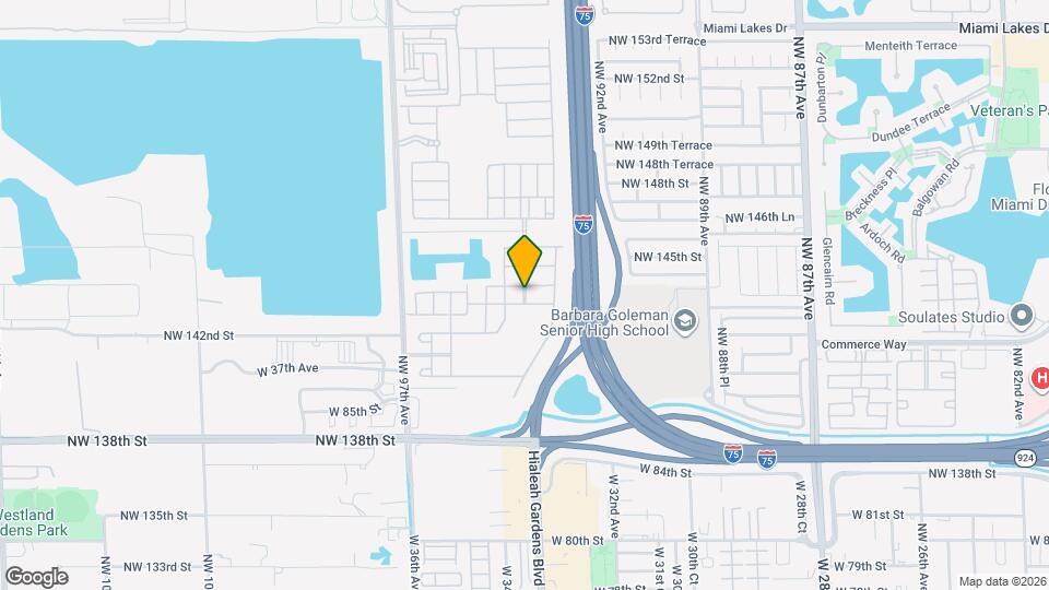 10570 W 33rd Ln Map and Location Details