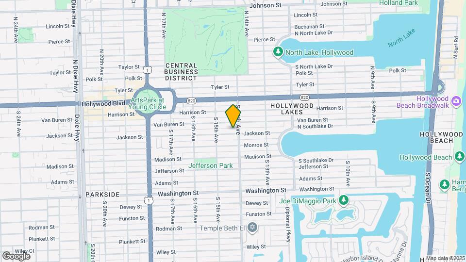 1417 Jackson St Map and Location Details