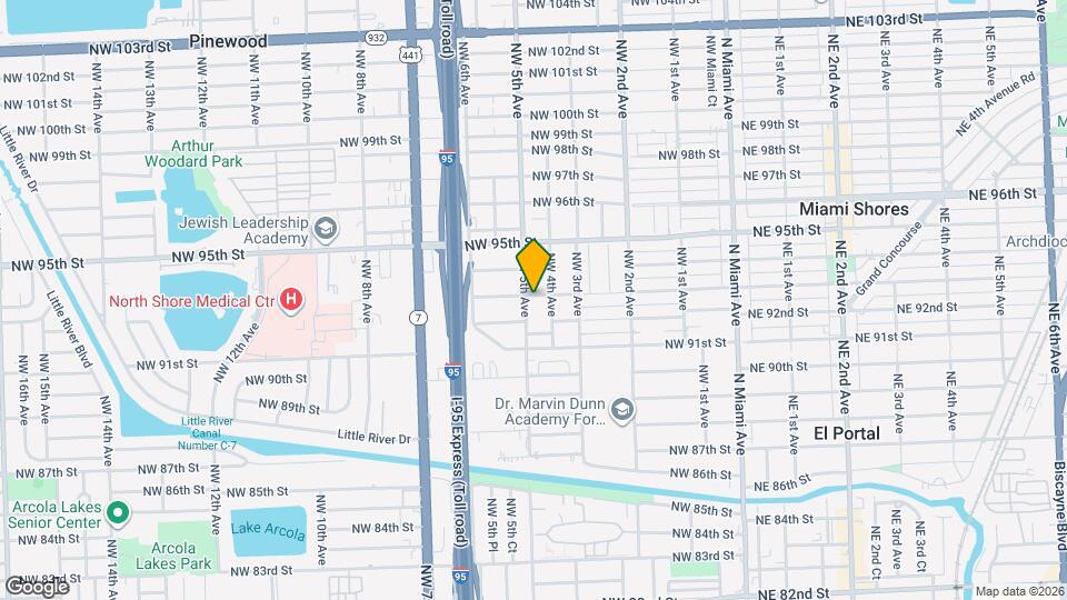 438 NW 93rd St Map and Location Details