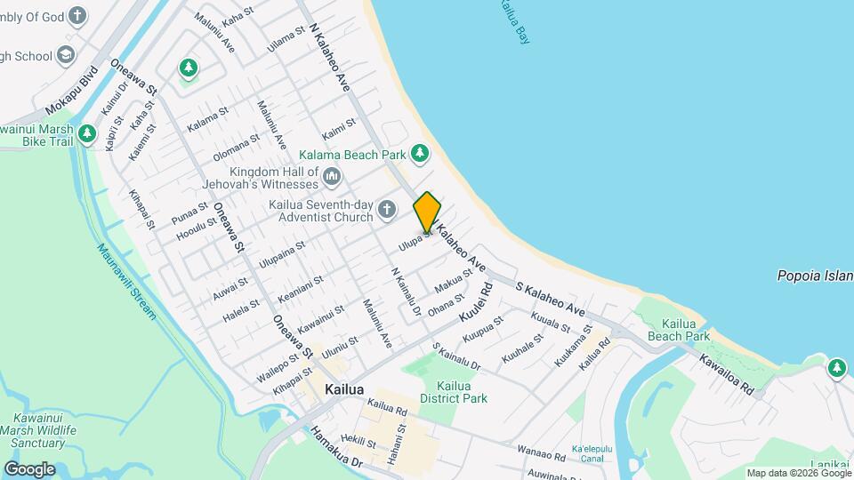 129 Ulupa St Mapa y Detalles de la Ubicación