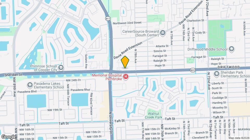 7891 Sheridan St Map and Location Details