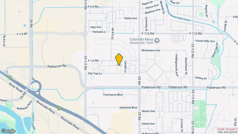 2481 Thunder Mountain Drive Map and Location Details