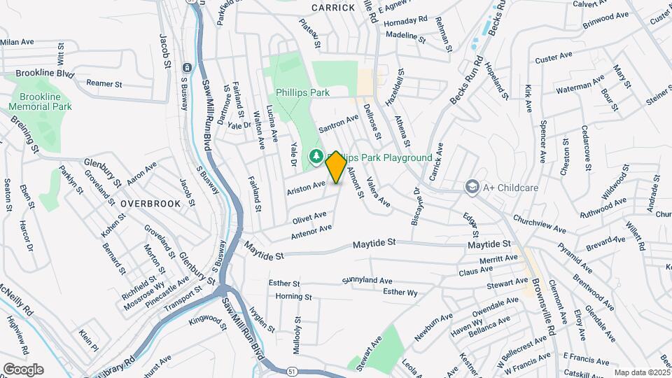 334 Overbrook Blvd Mapa y Detalles de la Ubicación