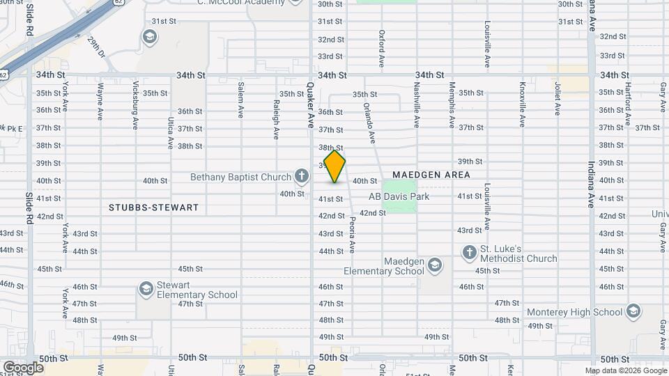 4307 40th St Map and Location Details