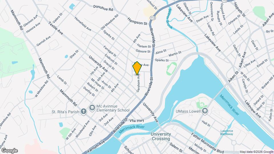 136 Gershom Ave Map and Location Details