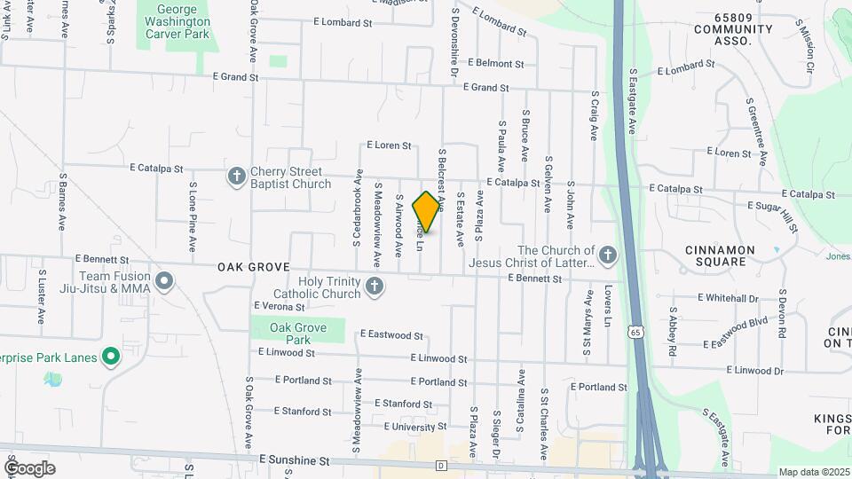 1318 S Prince Ln Map and Location Details