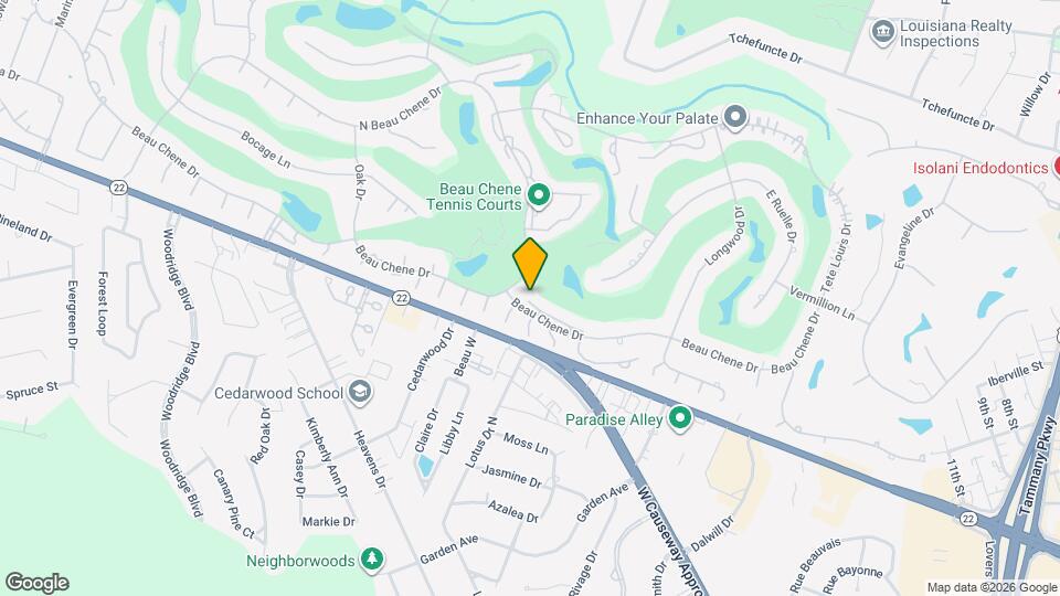 587 Beau Chene Dr, Unit 248 Map and Location Details