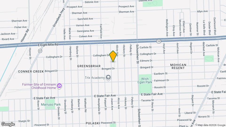 20242 Joann Ave Mapa y Detalles de la Ubicación