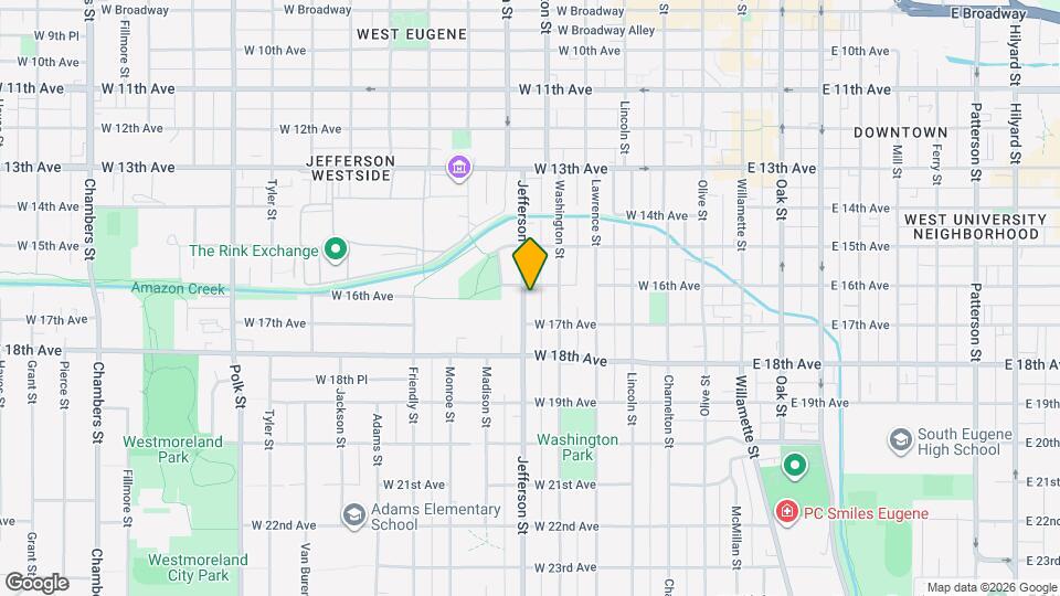 1621 Jefferson St Map and Location Details