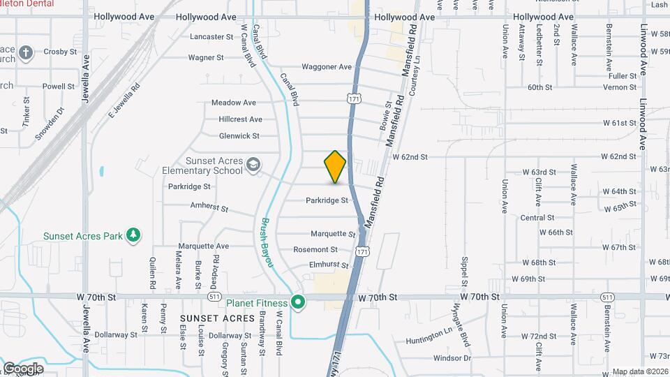 2721 Sunnybrook St Map and Location Details