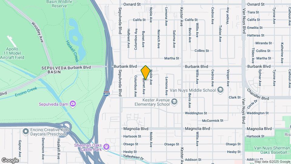 5460 Burnet Ave Map and Location Details
