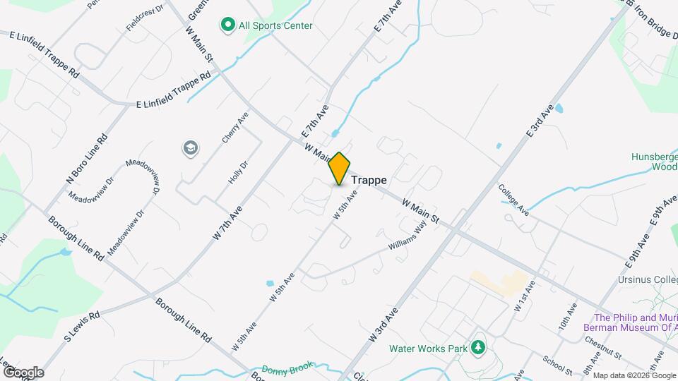 25 W 5th Ave Map and Location Details