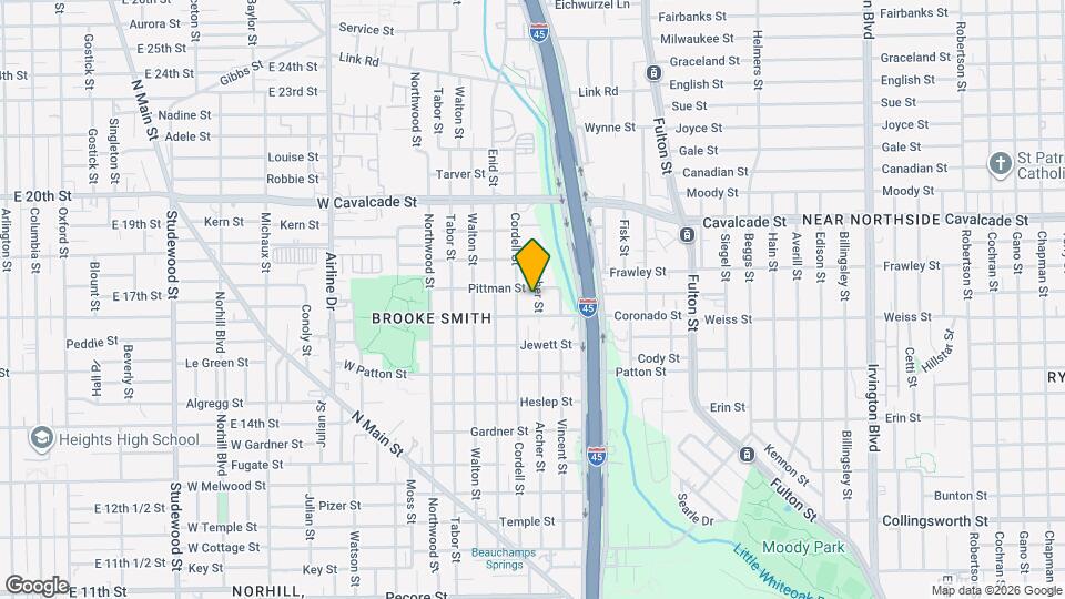 1007 Archer St Map and Location Details