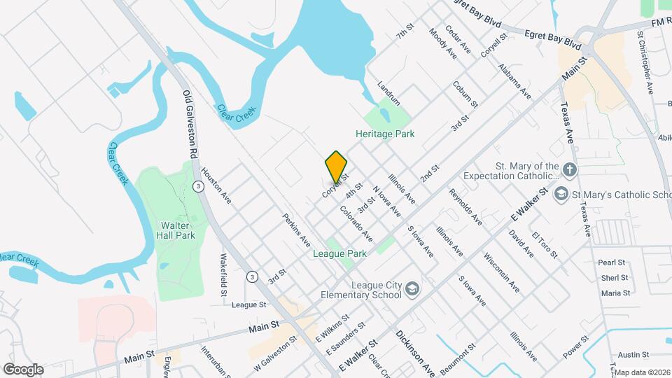 703 Coryell St Map and Location Details