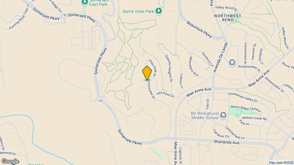 1465 Crosswater Dr Map and Location Details