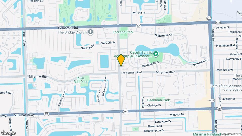 8871 SW 24th Pl Map and Location Details