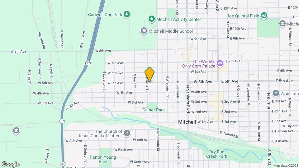 723 W 5th Ave Map and Location Details