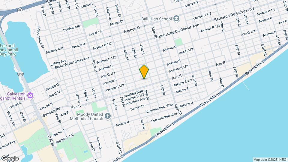4725 Avenue R 1/2 Map and Location Details