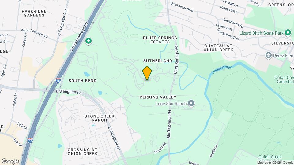 8350 Bluff Springs Rd Map and Location Details