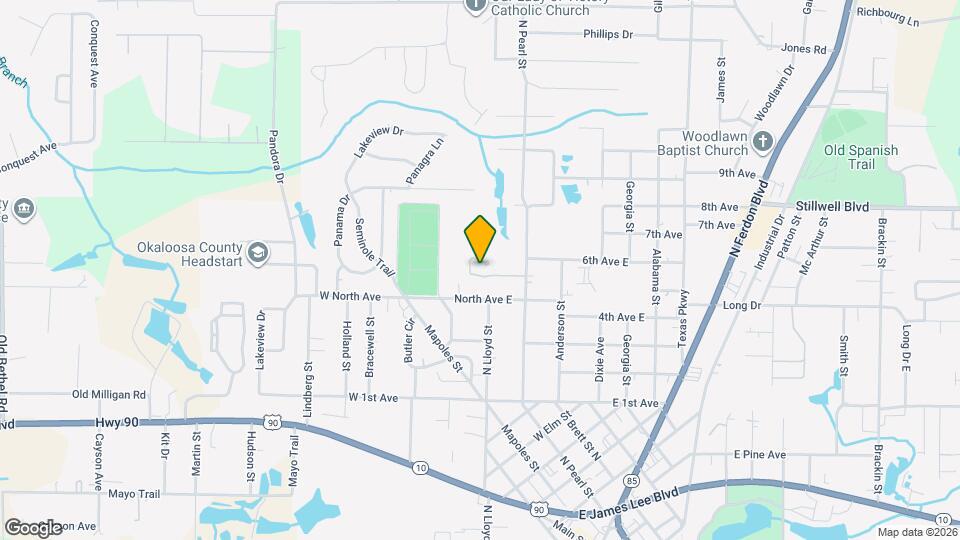 831 Arbor Lake Dr Map and Location Details