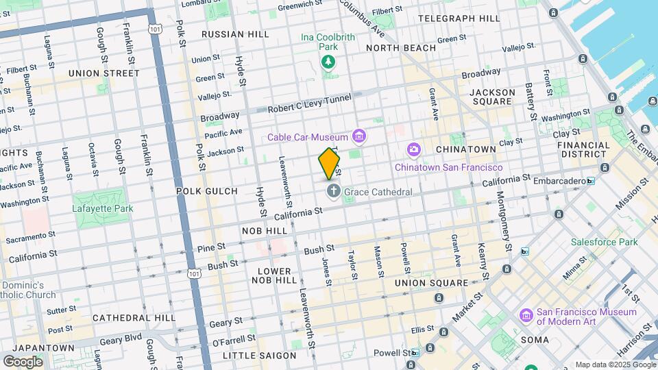 1246 Sacramento St Map and Location Details