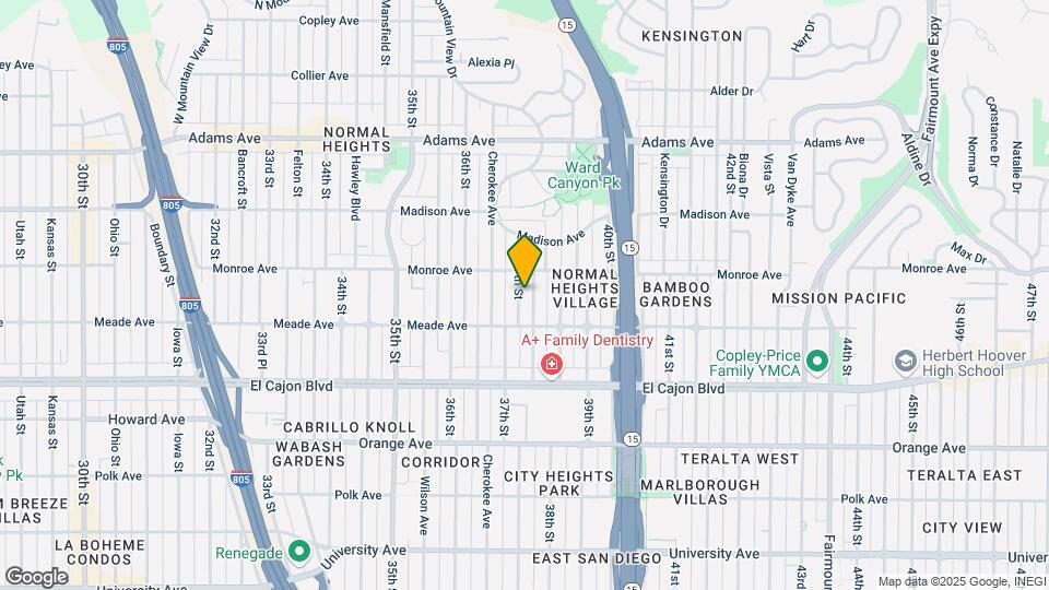 4457-4461 37th St Mapa y Detalles de la Ubicación