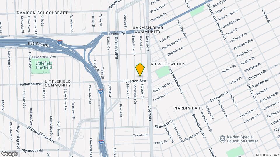 12611 Stoepel St Mapa y Detalles de la Ubicación