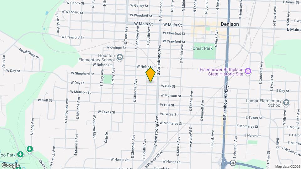 823 W Day St Mapa y Detalles de la Ubicación