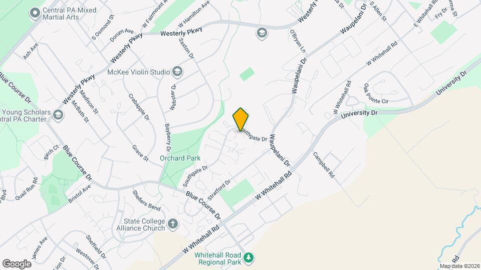 734 Southgate Dr Map and Location Details