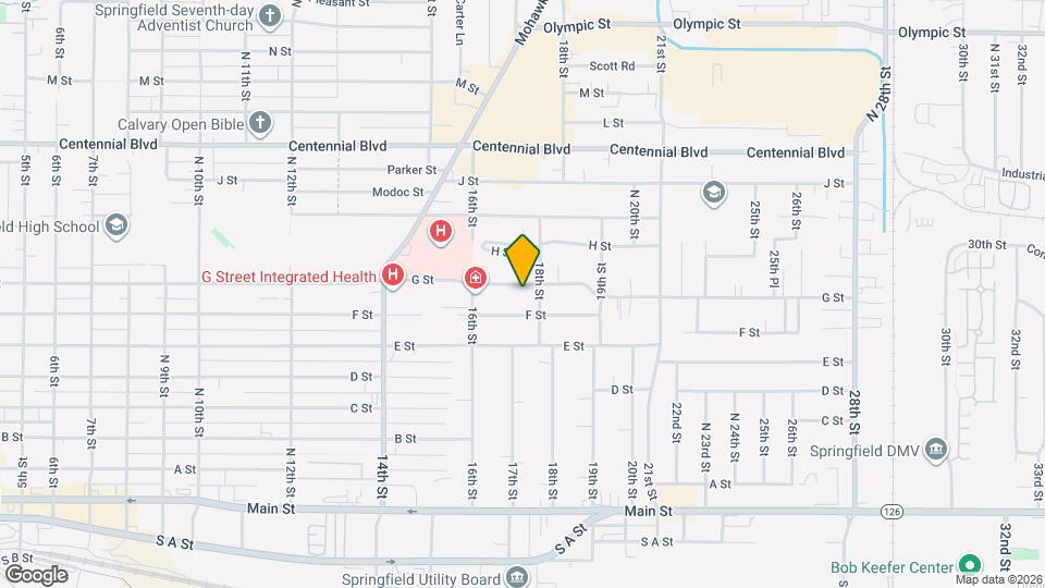 1719 G St Map and Location Details