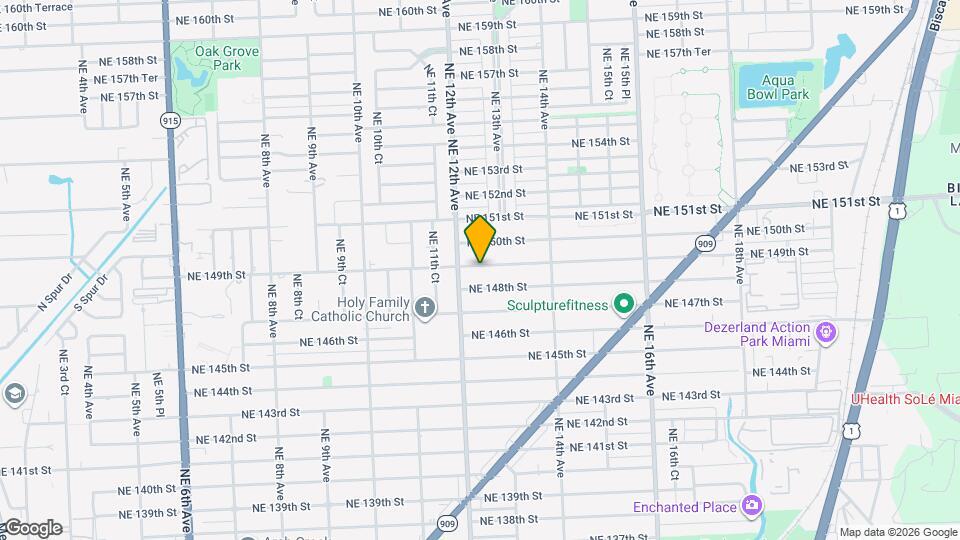 1244 NE 149th St Map and Location Details