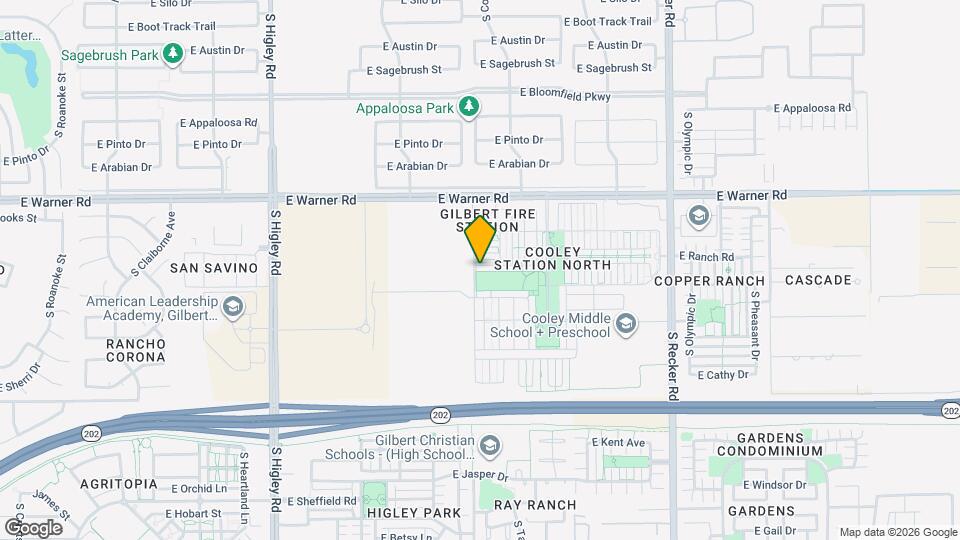 3621 E Leslie Dr Map and Location Details