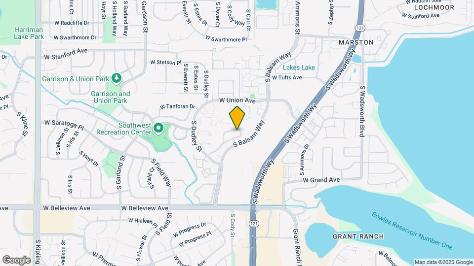 4875 S Balsam Way Map and Location Details