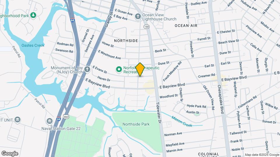 305 E Evans St Map and Location Details