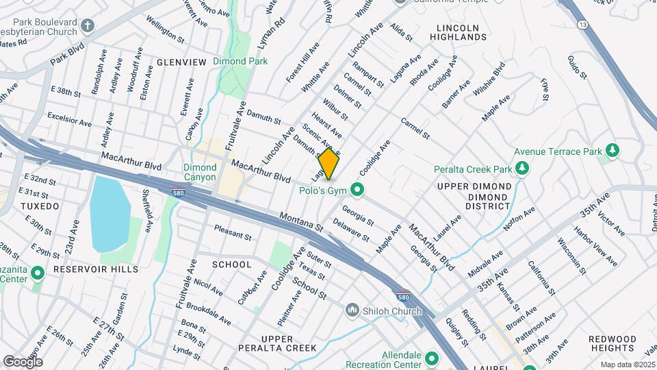 3515 Rhoda Ave Map and Location Details