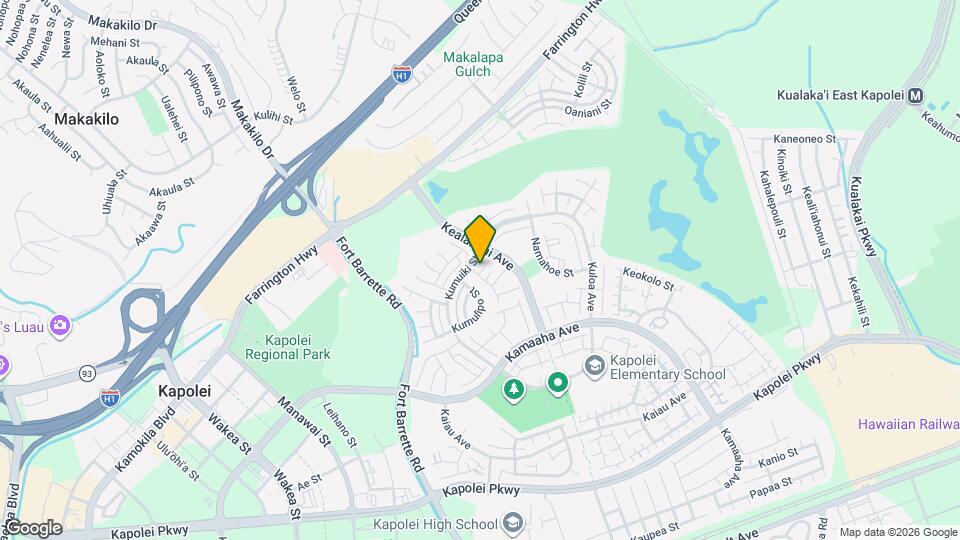 91-206-206 Makahou Pl Map and Location Details