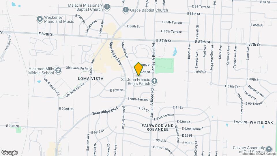 7902 E 89th Ter Mapa y Detalles de la Ubicación