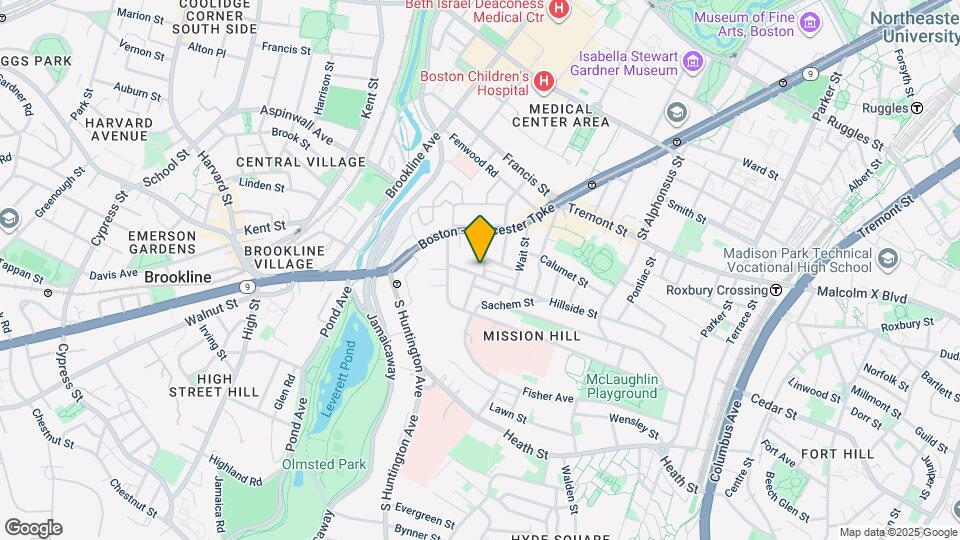 183 Hillside St Map and Location Details