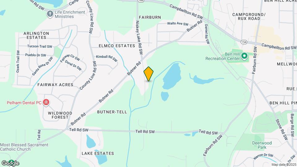 2534 Niskey Lake Rd SW Map and Location Details