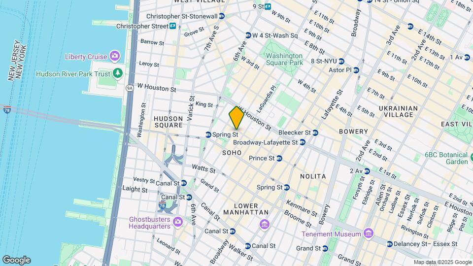 118-120 Thompson St Mapa y Detalles de la Ubicación