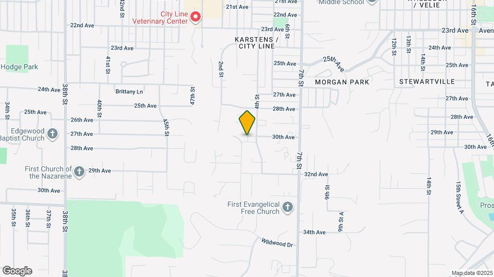 302 30th Avenue Ct, Unit 2 Bed Townhouse Map and Location Details