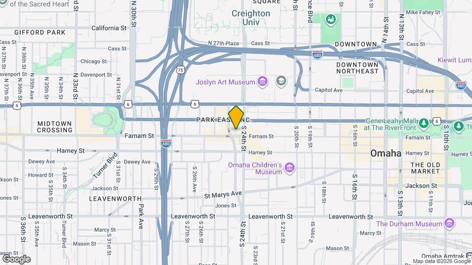 210 S 24th St Map and Location Details