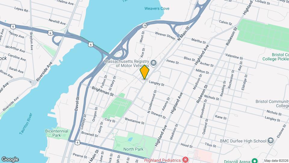 1690 N Main St Map and Location Details