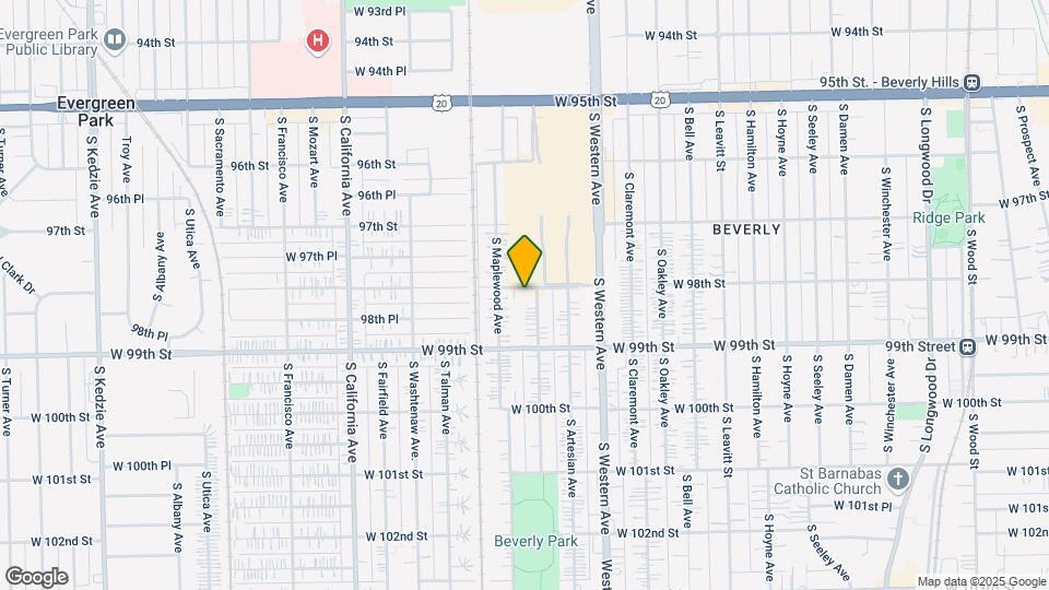 9800 S Campbell Ave Map and Location Details