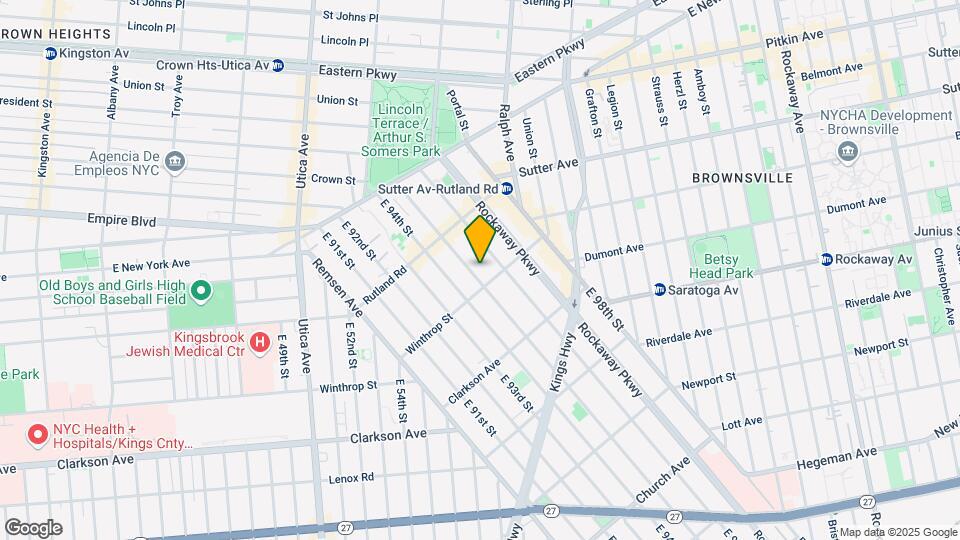 157 E 95th St Map and Location Details